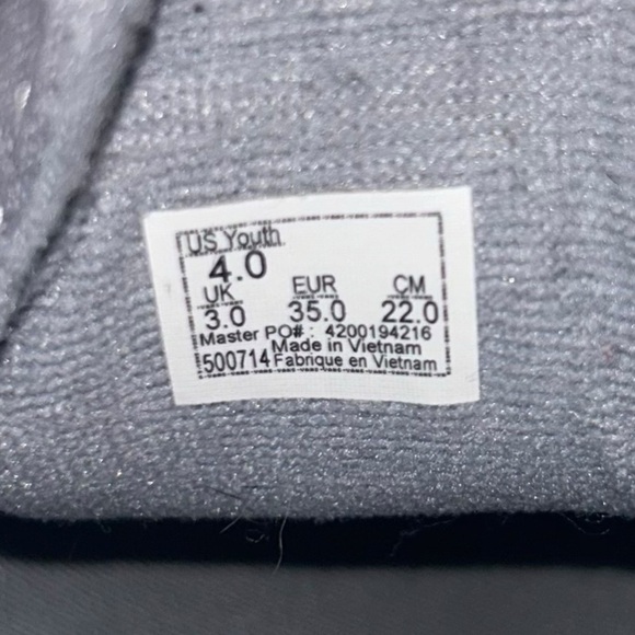 VANS Off the Walls Skater Shoes Boys Sz 4Y Gray White Canvas - Picture 6 of 8